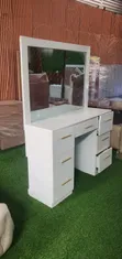 Set ya Vanity Nyeupe Bora yenye Droo za Hifadhi - 2