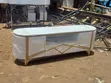 Modern Marble Top TV Stand - 6ft - 2