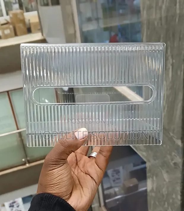 Kisanduku cha Tissue cha Ukutani cha Uwazi - 1