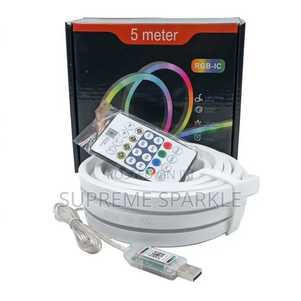 RGB-IC 5M Neon Strip Light 5V USB - 1