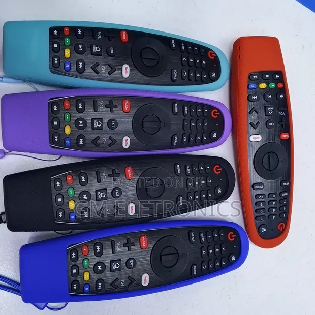 Remote ya Vitron Von Smart TV na Cover ya Mpira & Betri - 1