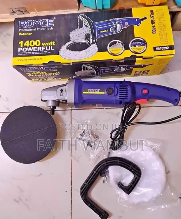 Industrial Royce 1400W 7-Inch Buffing Machine - 1