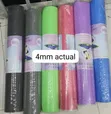 Quality Exercise Yoga Mats: Unene wa 4mm - 2