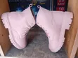 Brand New Pink Leather Boots for Girls - Size 32 - 2