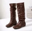 Waterproof Thigh High Boots - Gray - 1