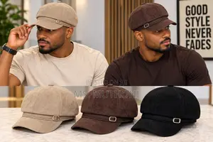 Kofia ya Kiume na Kike ya Corduroy ya Kawaida