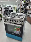 Syinix 60x60cm 3 Gas + 1 Electric Hotplate Standing Cooker - 2