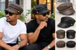 Unisex Leather Fiddler Cap - 4