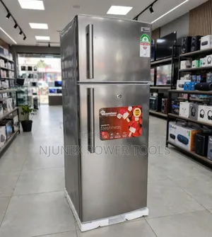 Silver Ramtons 213L Double Door Refrigerator