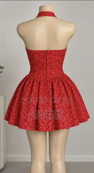 The Scarlet Affair Red Floral Dress