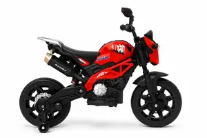 Kids Ride-On Motorbike - Nyekundu