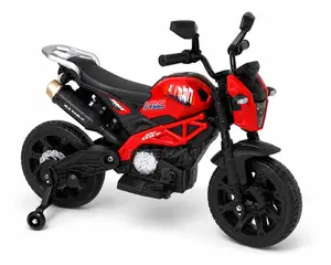 Kids Motorbike Ride-On Toy - Nyekundu
