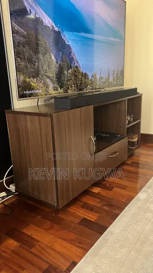 Dark Brown TV Console - 137cm | 5 Compartments