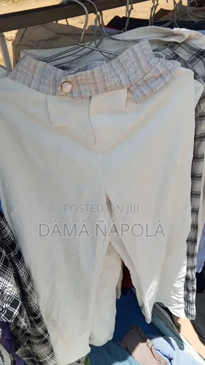 Suruali za Polo za Pamba za Wanawake - Nyeupe