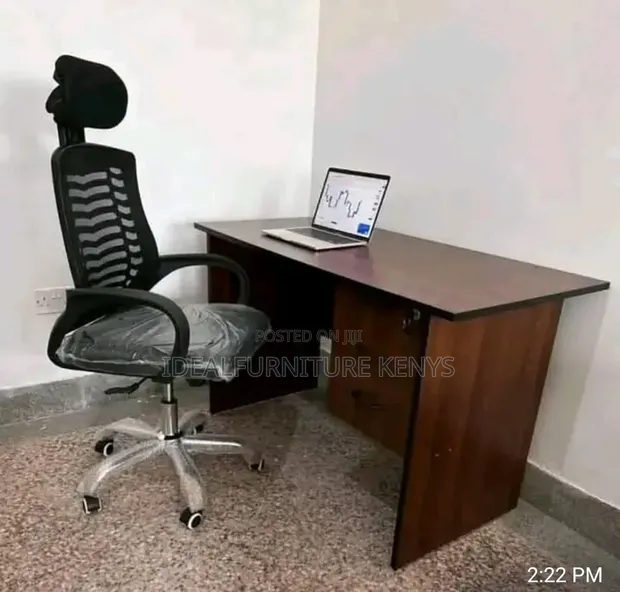 Boss Office Products Headrest and Desk Combo - Brand New - 1