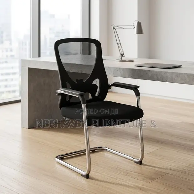 Cantilever Visitor Chair - Modern Office Guest Chair - 1