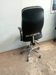 Executive High Back Leather Chair - Black - 2