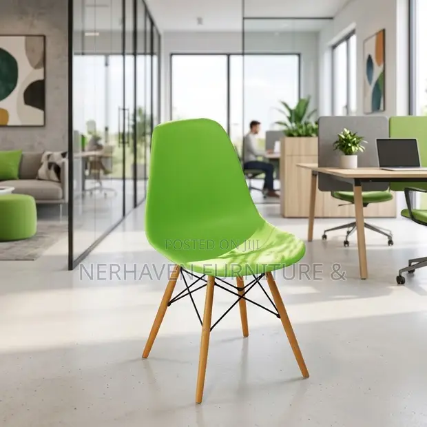 Eames-Inspired Green Dining/Office Chair - 1