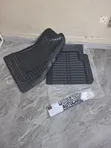 5Pcs 3D Toyota Rubber Car Floor Mats - Black - 2