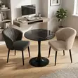 2 Seater Dining Set - Meza na Viti vya Kisasa vya Compact - 3