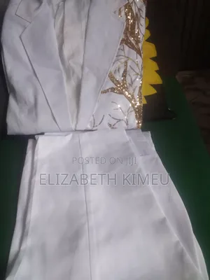 Suti ya Harusi Nyeupe Mpya - Wanaume L