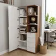 Modern Wooden Bookcase - 7 Shelves - 3