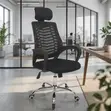 Ergonomic High Back Office Chair with Headrest - 3