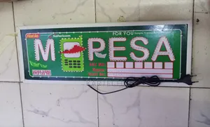 Alama ya LED ya M-Pesa kwa Maduka