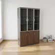 3-Door Modern Wooden Office Cabinet - 1