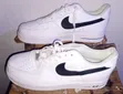 Nike Air Force 1 '07 Low-Top Sneakers - White with Black Swoosh - 2