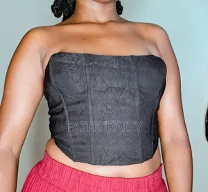 Ladies Black Cosset Tops