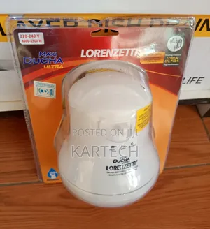 Lorenzetti Maxi Ducha Ultra Shower Head ya Maji Moto Papo Hapo
