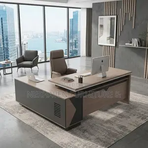 L-Shape 1.6m Executive Desk - Meza Bora ya Meneja