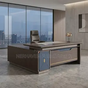 L-Shape 1.6m Executive Desk - Ofisi Nzuri ya Kazi
