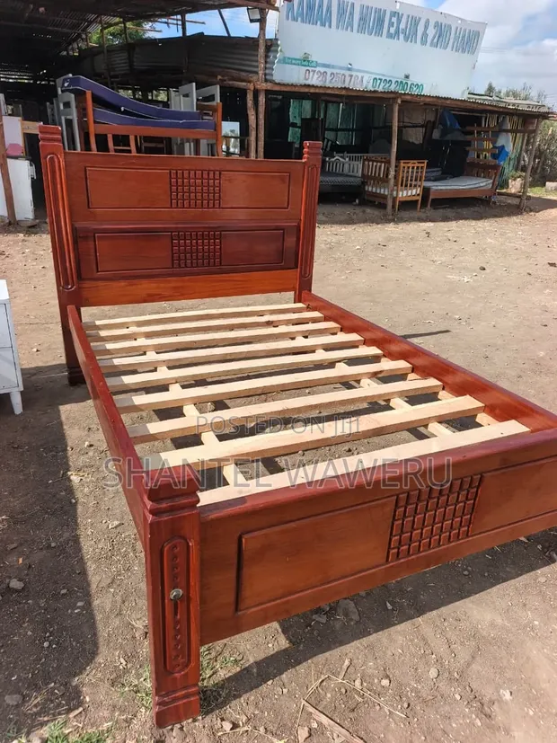 4x6 Mahogany Bed Frame - Ruai Shop - 1