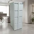 Kabati la Ofisi la Droo 4 na Bar ya Usalama - 4