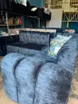 5-Seater Grey Bubble Sectional Sofa - 2