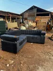 Kiti cha Sofa cha Velvet cha Kijivu cha Kina 5 - 1