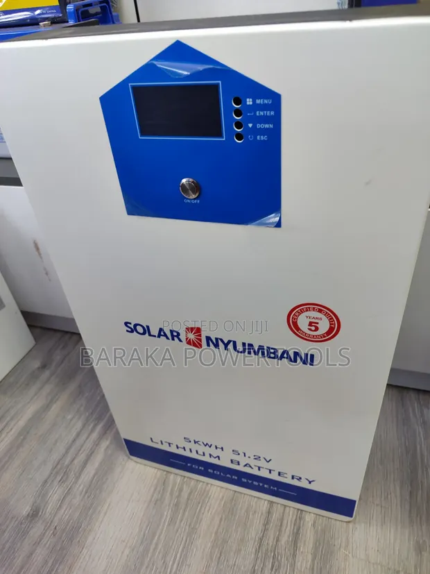 5 kWh LiFePO4 Battery Storage System 51.2V - 1