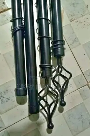 Rods za Pazia Zinazoweza Kurekebishwa - Nyeusi, Fedha, Dhahabu