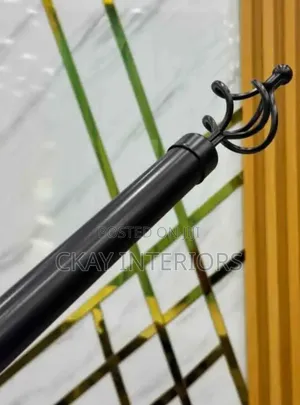 Vitimba vya Pazia Vinavyoweza Kurekebishwa - 2m Moja Nyeusi & 2m Mbili Fedha