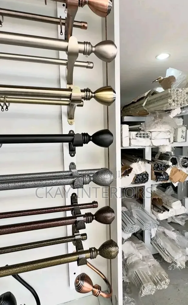 Reliable Coated Curtain Rods - Jua Kali - 1