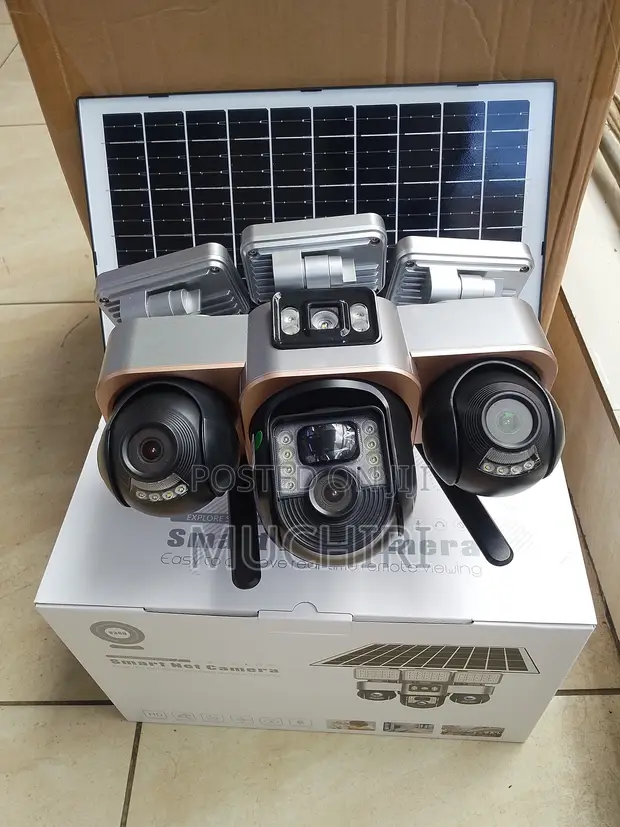 Kamera ya CCTV ya V380 VTS30 3PTZ 6MP yenye Floodlights - 1