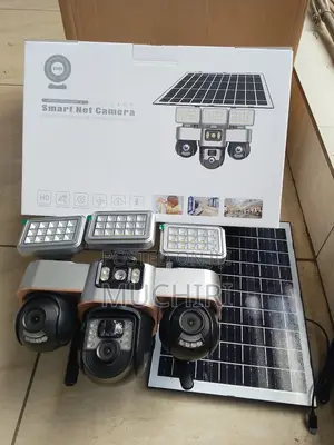 VTS 30a V380 4G Triple Lens Solar PTZ Camera with LED