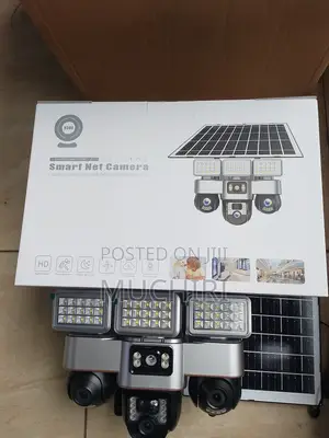 VTS 30 Kamera ya CCTV ya Solar ya 4G lenzi tatu na LED