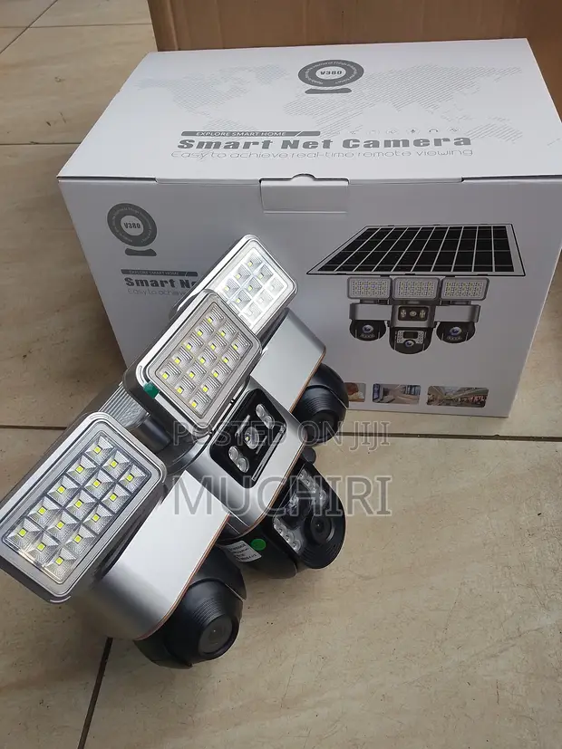 VTS30 3PTZ 4G Solar CCTV Camera with LED Lights - 1