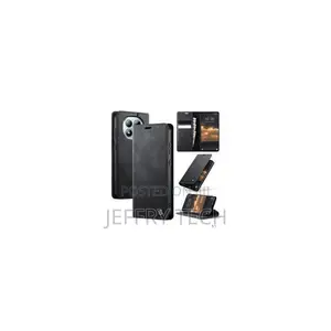 Caseme Flip Wallet Leather Case kwa Poco M8 5G
