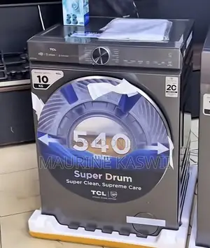 TCL 10kg Mashine ya Kufulia ya Kujipima na WiFi (C510FLG)