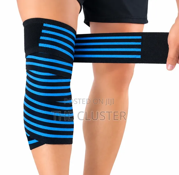Knee Wrap - Elastic Compression Support - 1