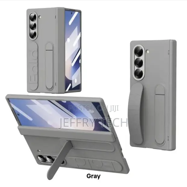 Samsung Galaxy Z Fold 6 Case with Elastic Wristband & Stand - 1